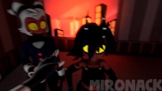 Loona, Millie and Moxxie's Bisexual Futa Threesome [Mironack]