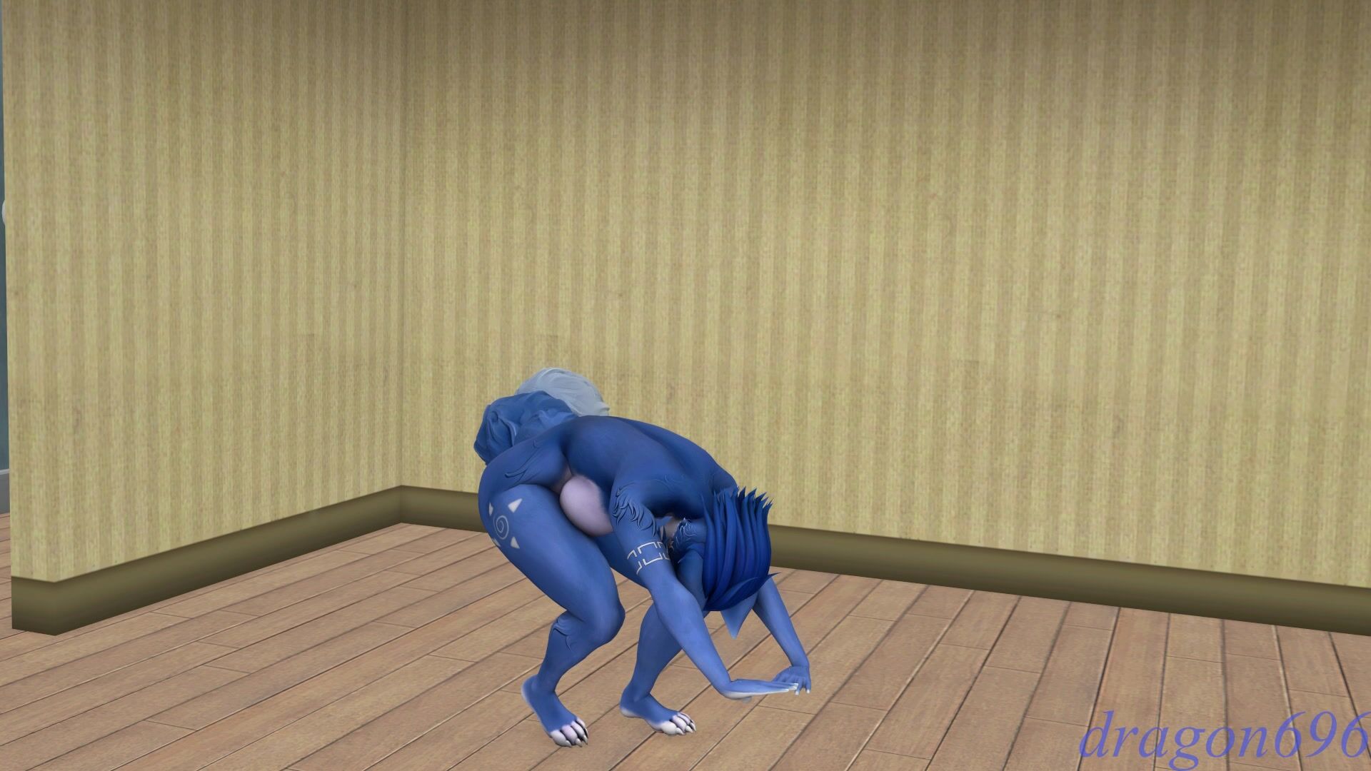 Krystal Doing Cammy Stretch (Nude Version)