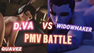 D.VA VS WIDOWMAKER | PMV/HMV BATTLE | Quavez