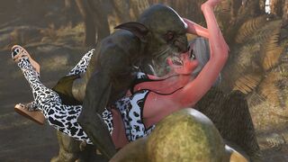 Cow Ciri and two drunken goblins