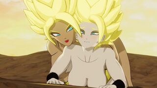 Super saiyan kale and caulifla