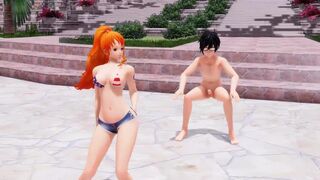 mmd - Lamb, Nami (one piece)