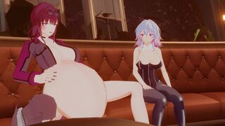 The Asstral Express (Same Size Vore)