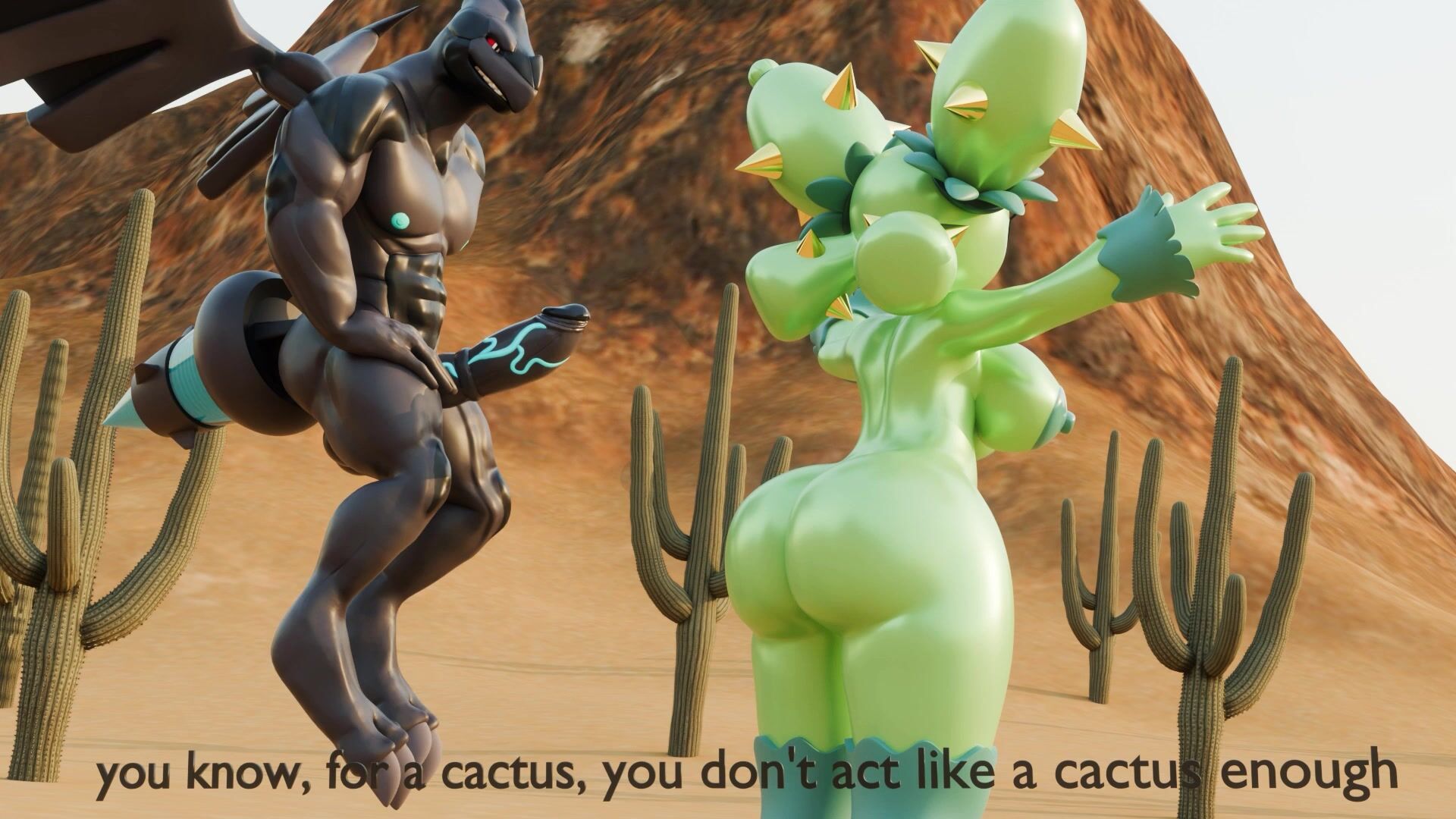 Make a pet out of cactus