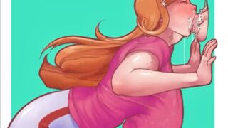 Orihime's deep blowjob skills [MangaDelta]