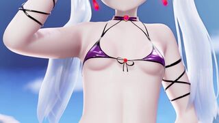 (Mantis x)Frieren at the Beach - Scene 1 + 2!