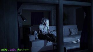 Ghostface surprises Sable Ward and fucks her!