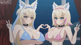 Mococo and Fuwawa Animation [NeoReptil]