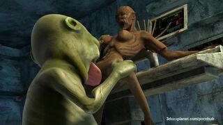 Queen Alien Monster And The Green Space