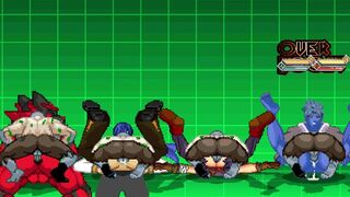 MUGEN Zombies fuck a Men group