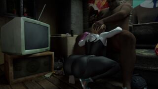 Gwen NTR Deepthroat [Alt][0zmann]