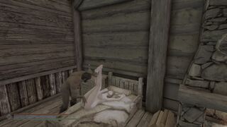 [skyrim dogma]attack the asleep girl