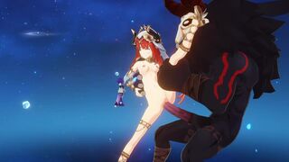 Nilou x Giant Cock Animated Mod