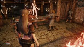 [skyrim dogma]sex with the guard