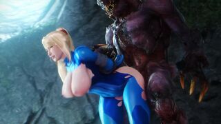 Samus gets captured and used by aliens