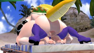 [Silvertilver] Wapeach dominated by Bowsette