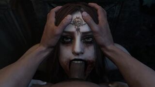 Daniela Dimitrescu blowjob (Akashima)