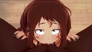 Ochako Uraraka sucking BBC