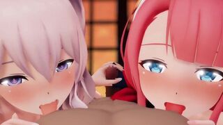 Kawakaze & Kashima Serves You [RindouMMD]