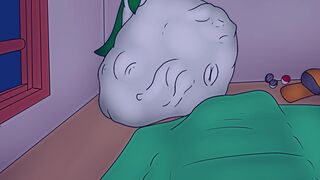 you look into the corner of the room [cw: animated, vore, loop]