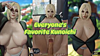 Everyone's Favorite Kunoichi [White][X3D]