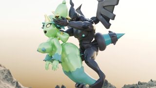 Zekrom fucks a cactus (part 2)