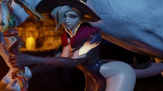 Witch Mercy x Horse [TheBartender]