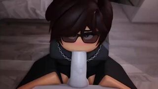 [SOUND EDIT] Shy girl blowjob (Rusmynth)