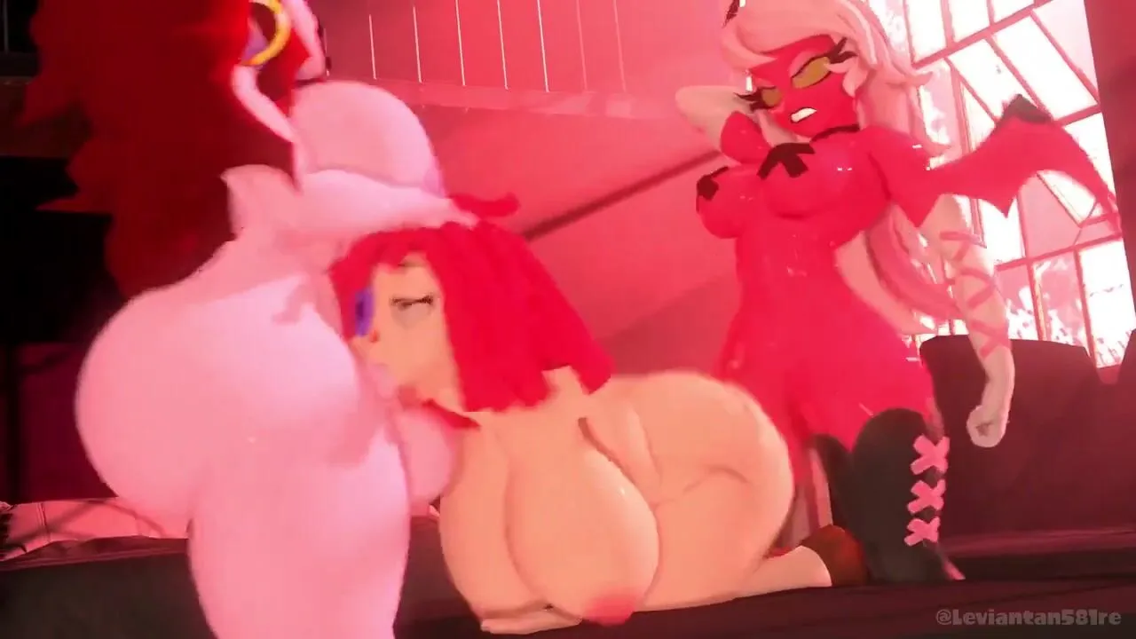 Futa Mommy Mearest and Futa Verosika Mayday fucking Ragatha