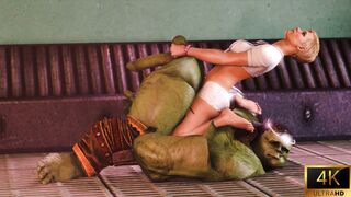 Cassie Cage Brutally Annihilates Hulk's Balls [4K] [Cosmic Brutality]
