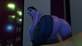 Widow Reverse Cowgirl [Overwatchlover321]