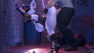 Officer Flint Alley Backshots [JojoMingles][4K]