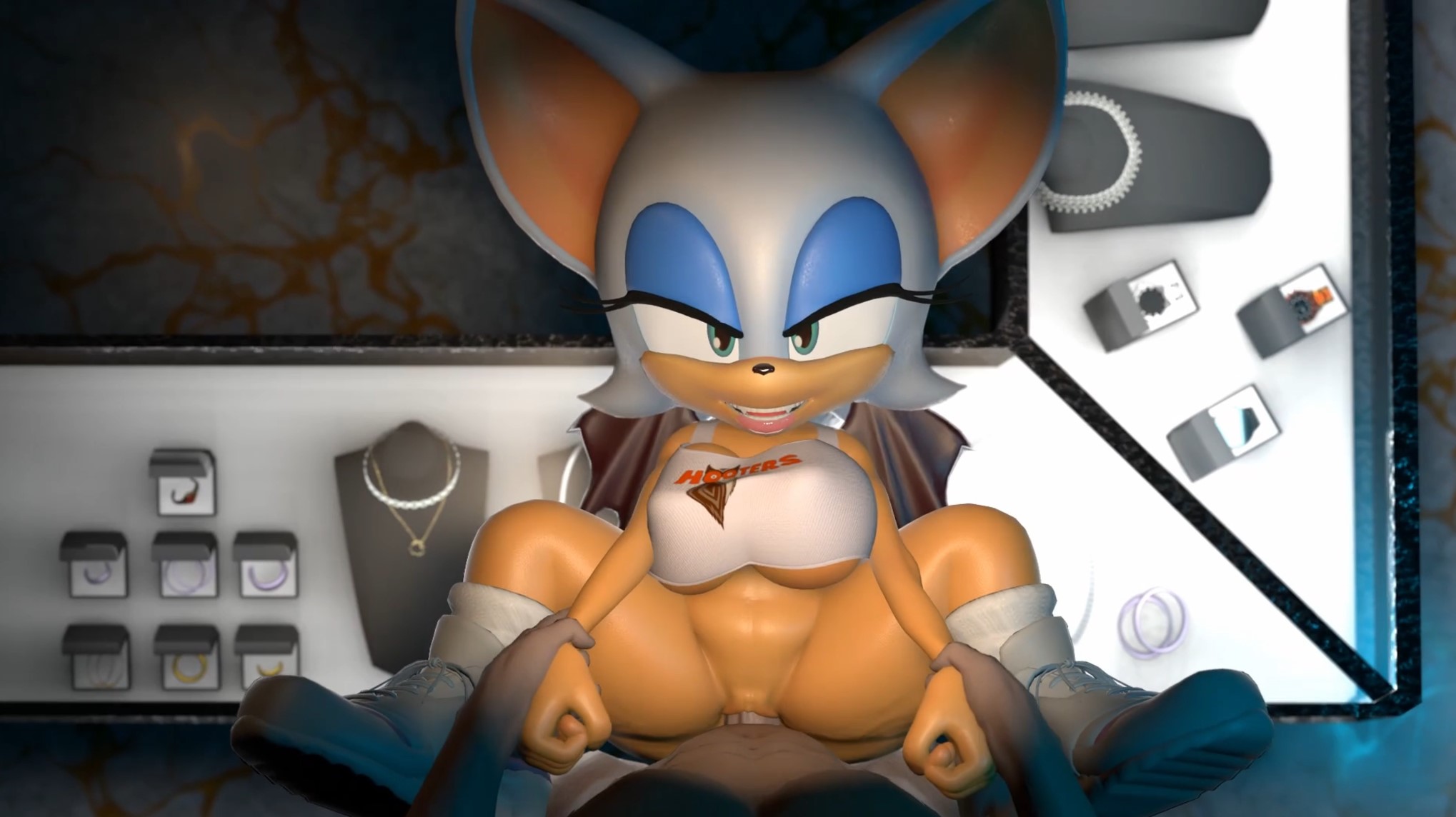 Rouge Waitress Jojomingles 4k