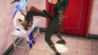 【Genshin Impact】ganyu X hilichurl