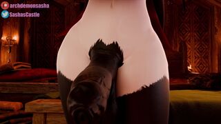 Futanari Panda Girl Fucks Your Face!