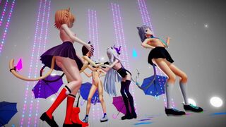 Kimagure merci Megumin Uimama Shiroko Hina Gura