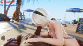 POV: Relaxing on the beach with 2B