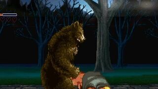 Mr.Bear rapes Birdie