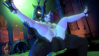 Chrysalis fucks a new toy