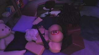 Snowbunny takes bbc like a good slut