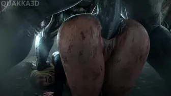 Supergirl Defeated By Doomsday [Quakka3D]