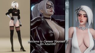 Censor Yourself 3 [White Hair]