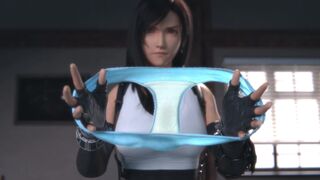Tifa Shows Panties Censored
