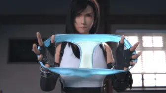 Tifa Shows Panties Censored