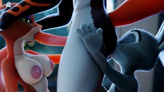 Bunny Otter Sandwich (Nude)