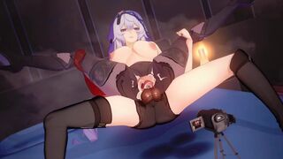 009 Black swan & Acheron in sharingan sex[FUTA]【HSR】