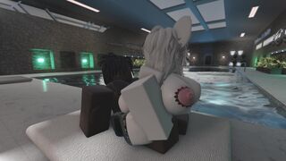 Girl with mouse ears begged me to fuck her with my bbc