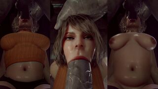Ashley blowjob splitscreen (X3d)