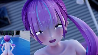 Aqua-chan XXX (Naked & Close Up) [ブラン]