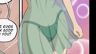 Momo's Special "Gift" By her Date! Commission Comic Dub-Over